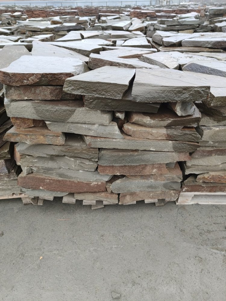 Плитняк песчаник серо-зелёный для мощения 60-65 мм купить в Стерлитамаке