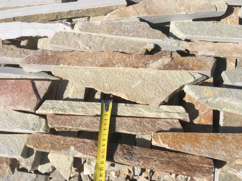 Горбушка златолит золотистый для облицовки купить в Стерлитамаке