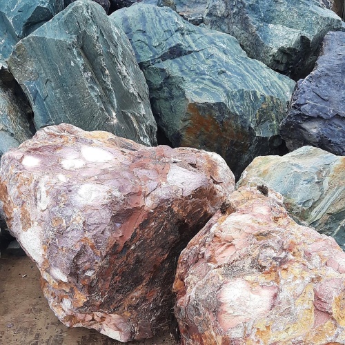 Ландшафтные глыбы красно-фиолетовые 200-1000 килограмм купить в Стерлитамаке