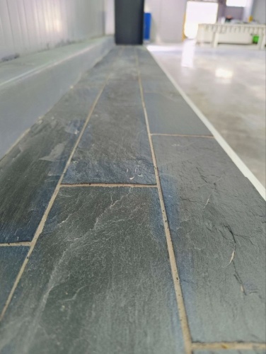 Плитка чёрная из натурального камня фасадная 30 см * 5 см, толщина 7 мм -30 мм купить в Стерлитамаке